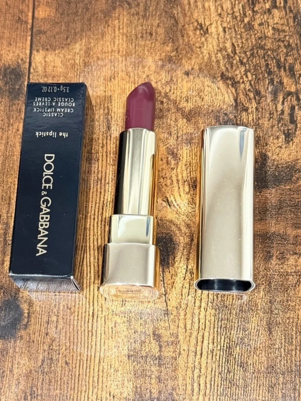 Dolce &Gabbana LUST Deep Plum Matte Lipstick - Women Makeup